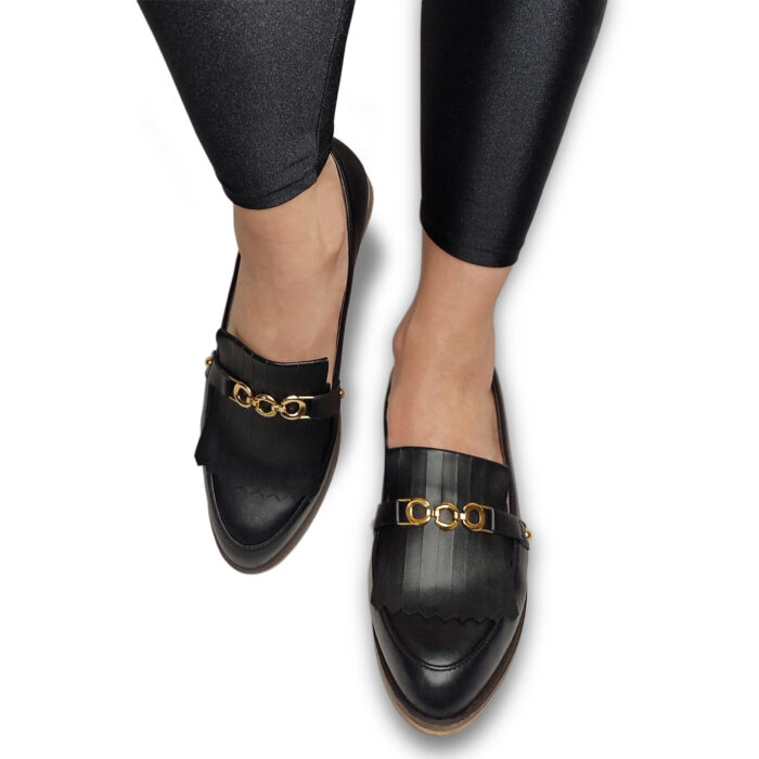 MOCASINES MILÁN NEGRO - Imagen 3